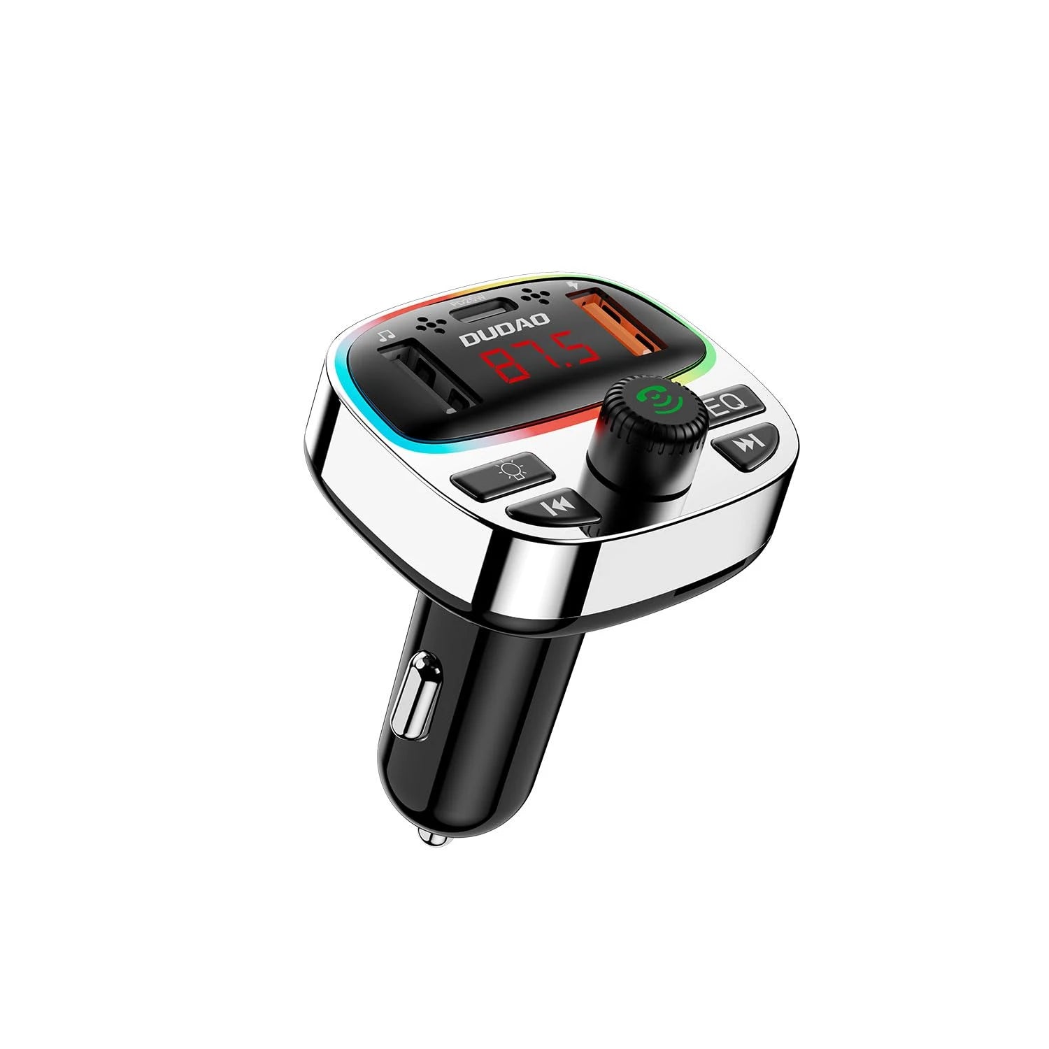 DUDAO R2PRO+ Bluetooth 5.3 FM Transmitter Car Adapter 49W DUDAO R2PRO+ Bluetooth 5.3 FM Transmitter Car Adapter 49W